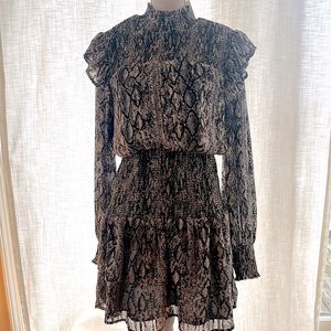 Snake Print Dress